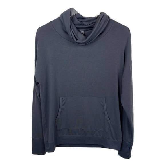Onzie Tops - Onzie Top OS Gray Long Sleeve Open Back Cutout
